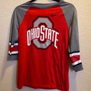 Nike size small Ohio State University baseball tee